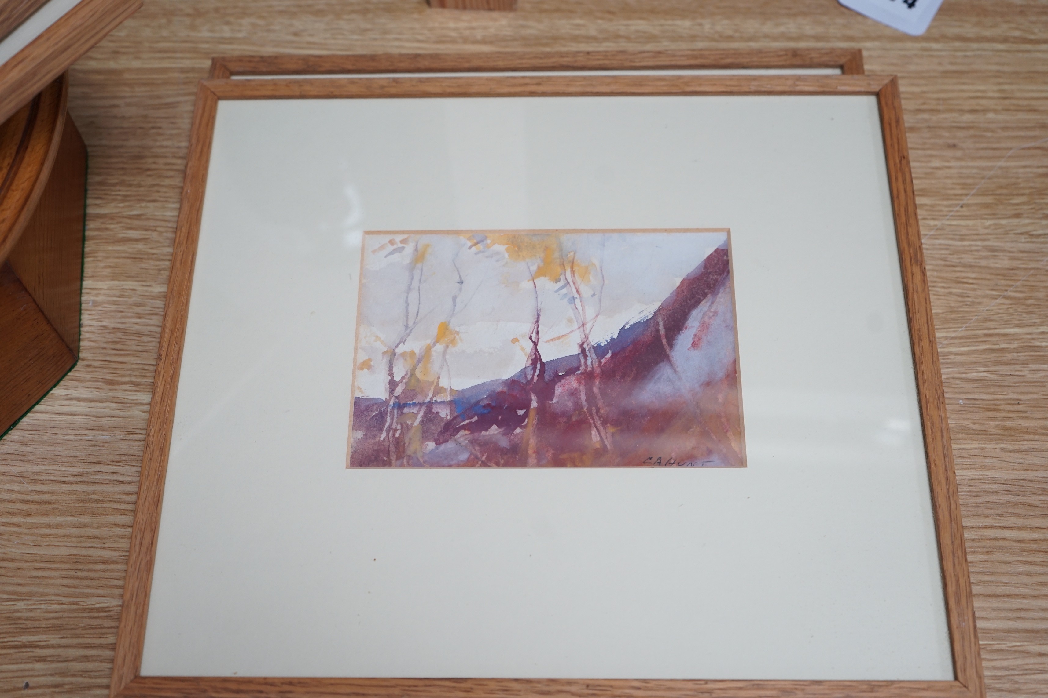 Cecil Arthur Hunt R.W.S. (1873-1965), six watercolours, Assorted landscapes, signed, largest 11.5 x 16.5cm